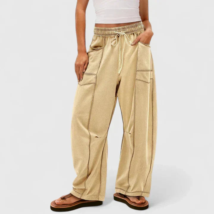 Camrynnne | Chic Fabric Trousers for Any Occasion