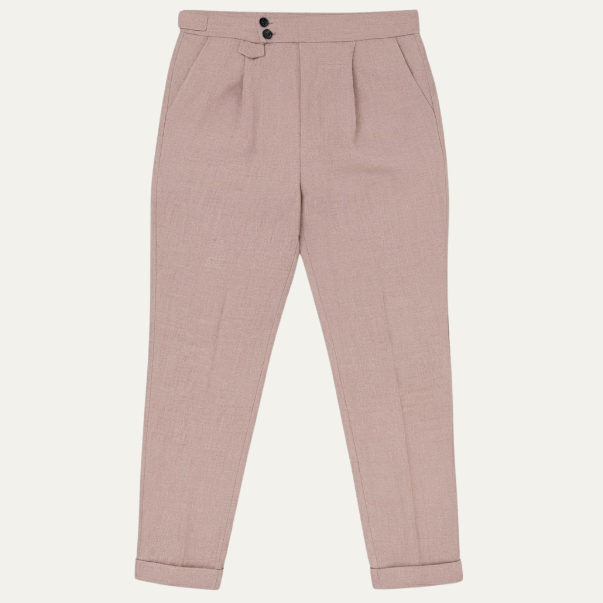 The Hobart Men’s Tailored High Waisted Pleated Dress Pants