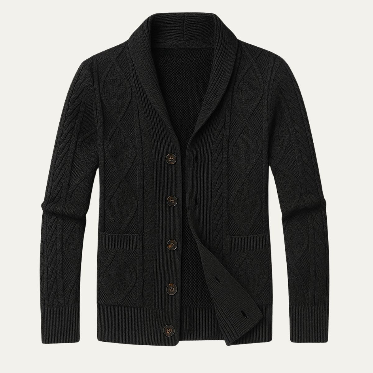The Winchester Men's 100% Cashmere Cardigan