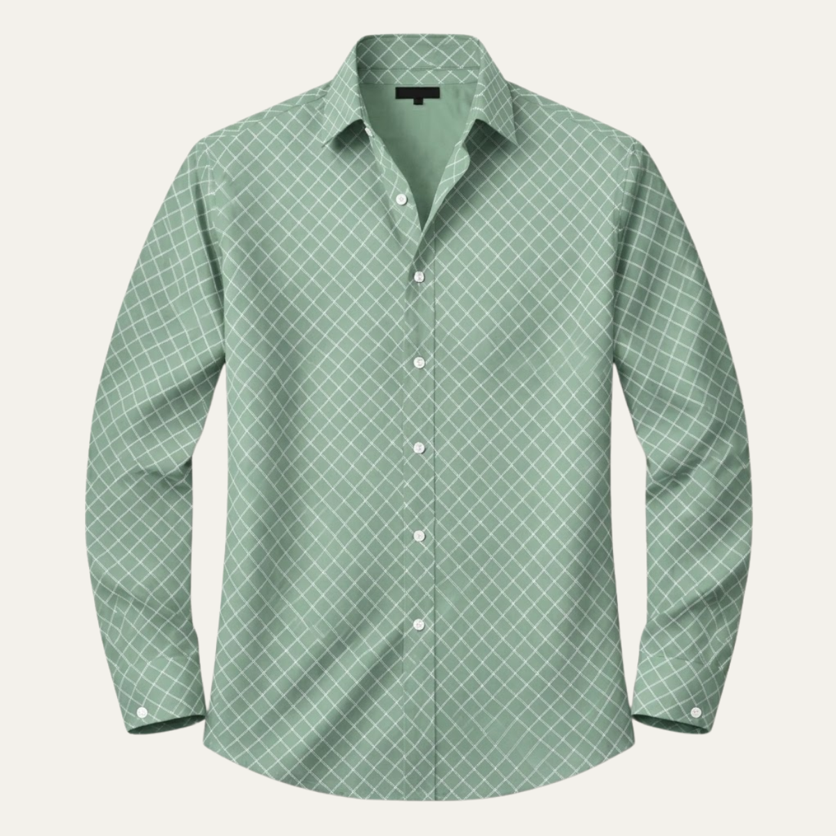 The Merano Men’s Geometric Print Button Down Shirt