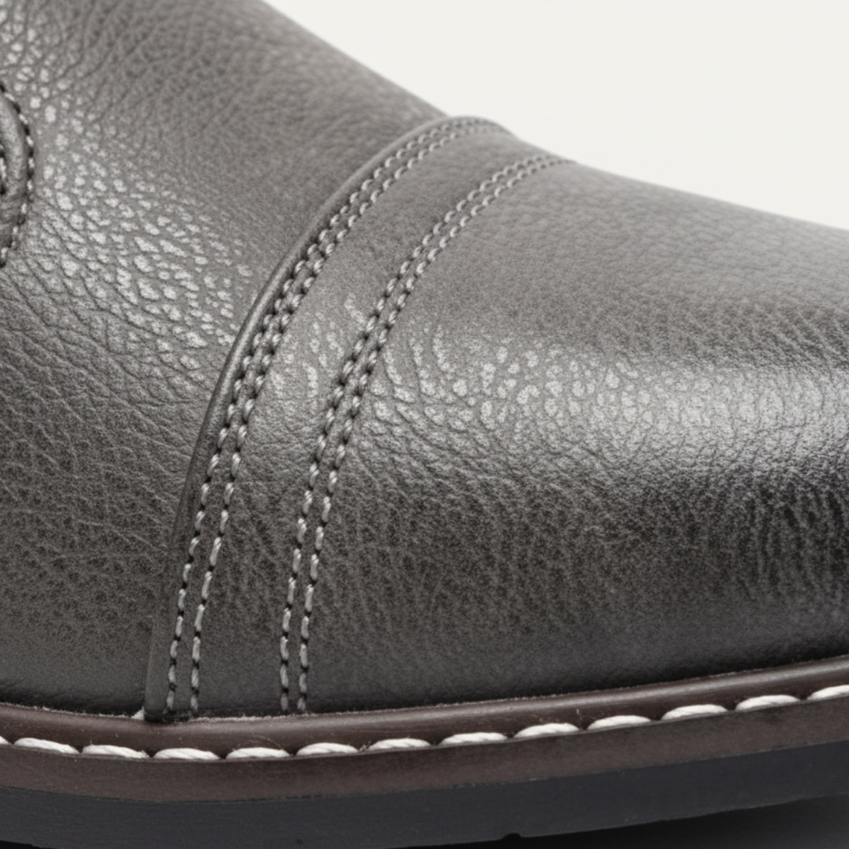 The Porto Cervo Men’s Durable Faux Leather Lace Up Ankle Boots