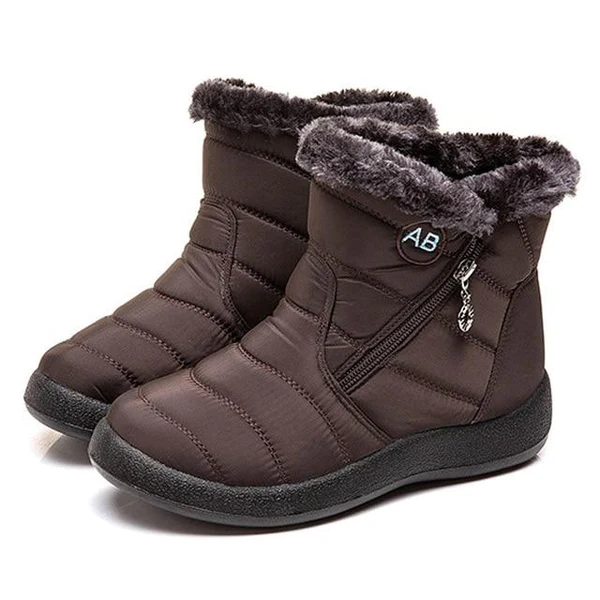 Lori | Women's Faux Fur Cuff Ankle Winter Boot