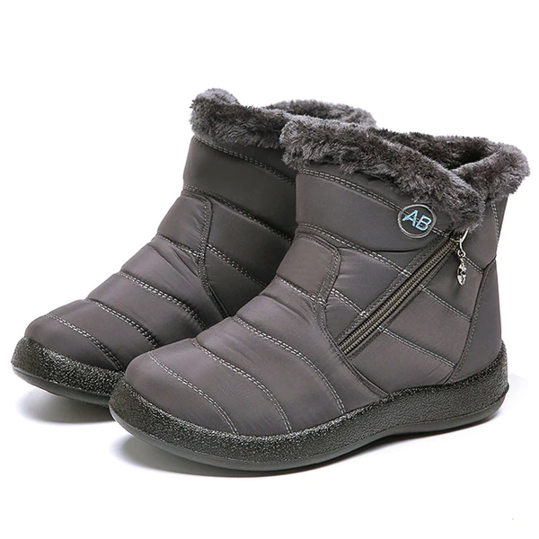 Lori | Women's Faux Fur Cuff Ankle Winter Boot