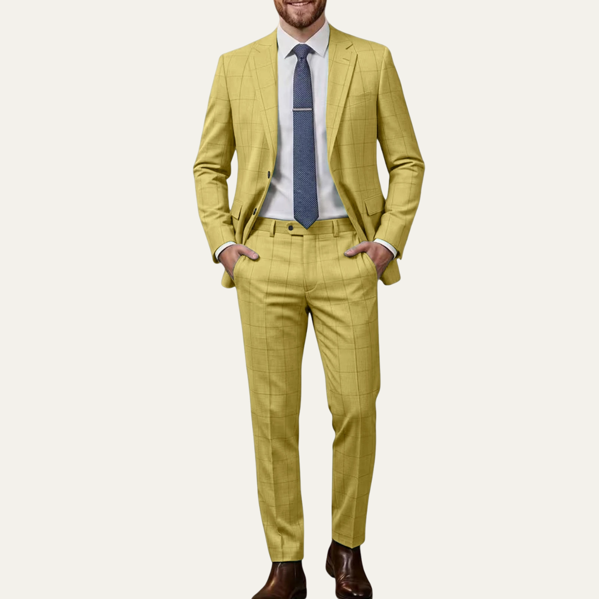 The Burbank Men’s Classic Pattern Suit