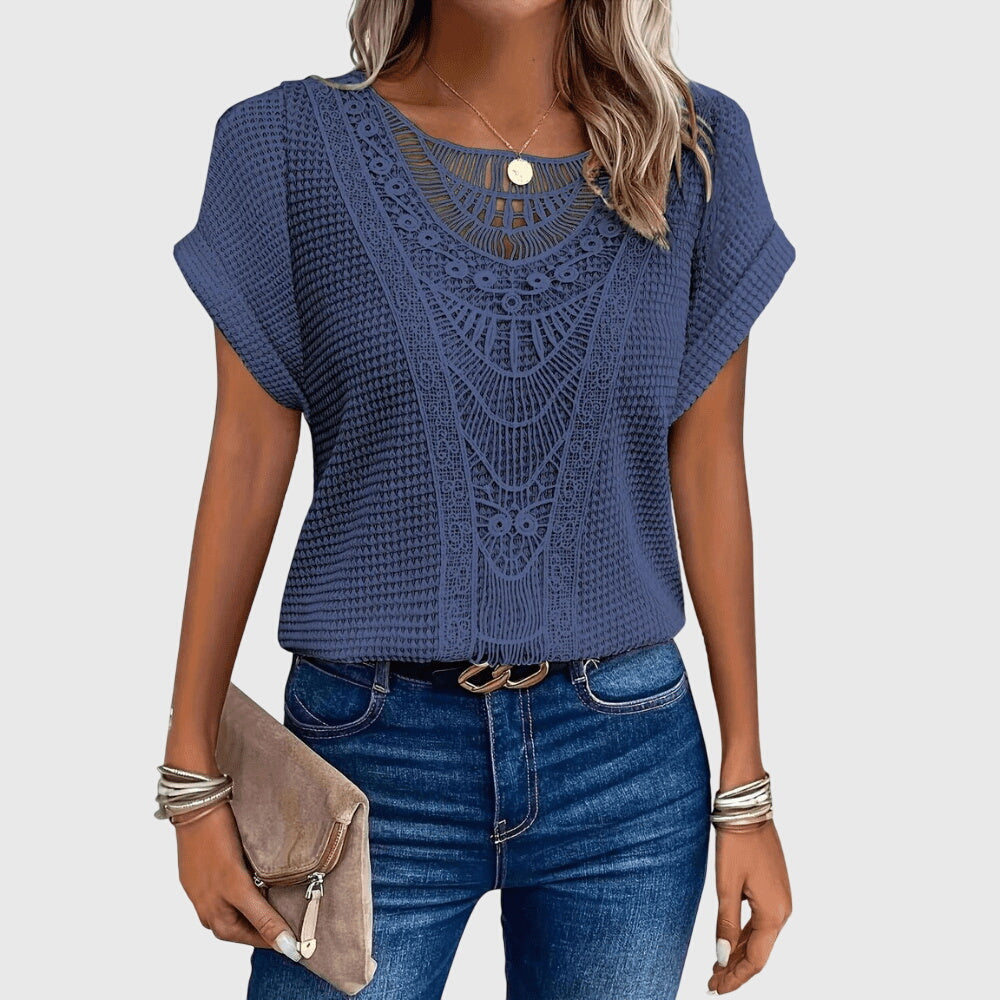 Chic Ibiza-Inspired Pearl Blouse for Every Occasion