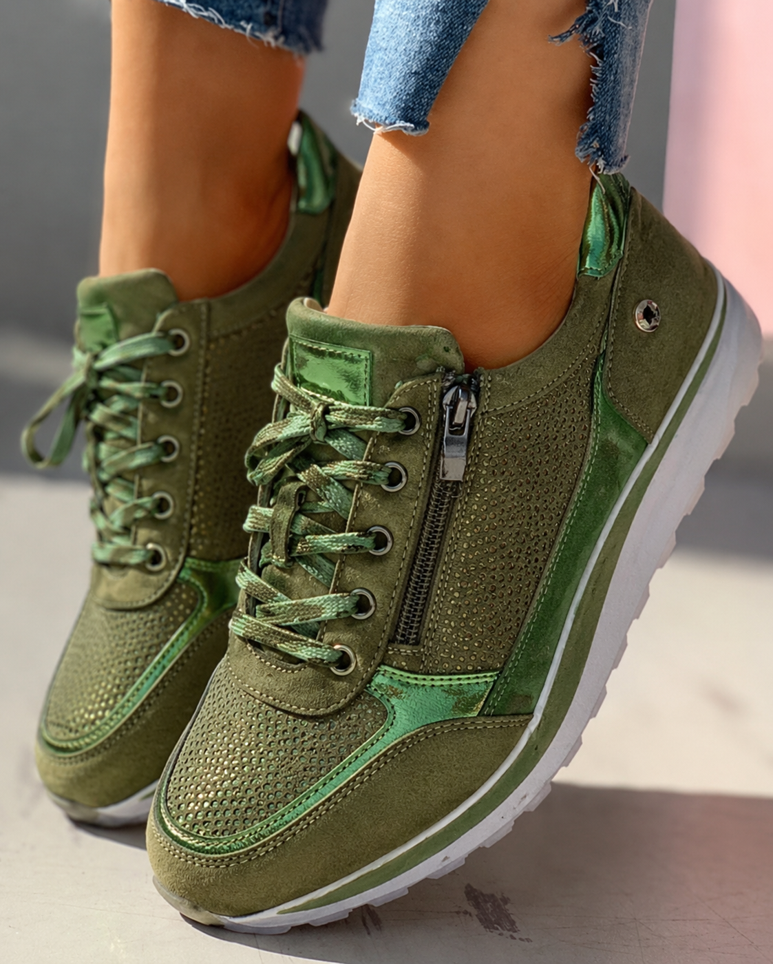 Nora | Women's Platform Lace Up Sneakers