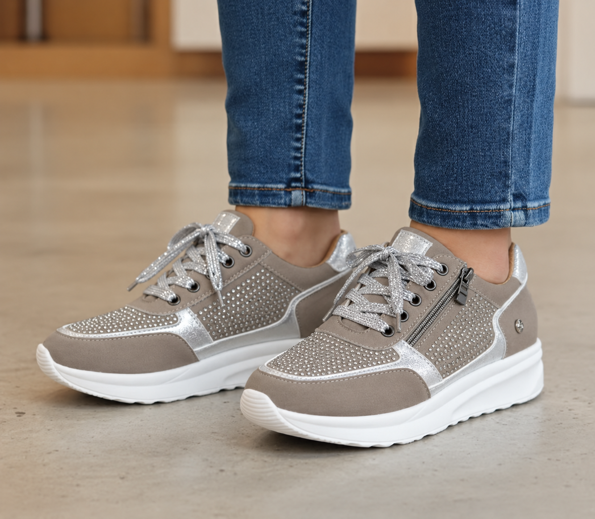 Nora | Women's Platform Lace Up Sneakers