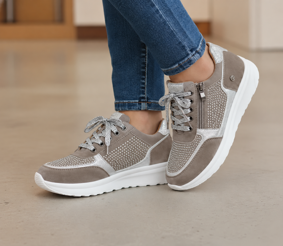 Nora | Women's Platform Lace Up Sneakers