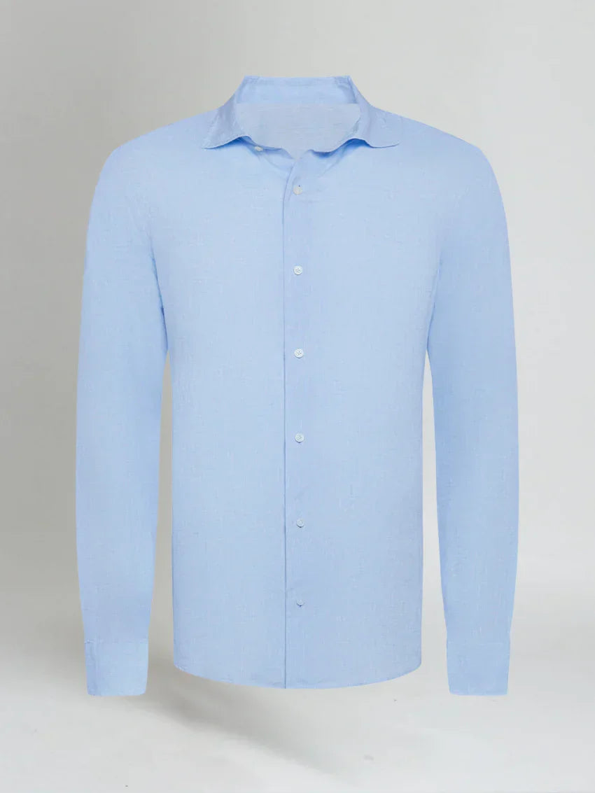 The Matera Men's Premium Linen Button Up Shirt