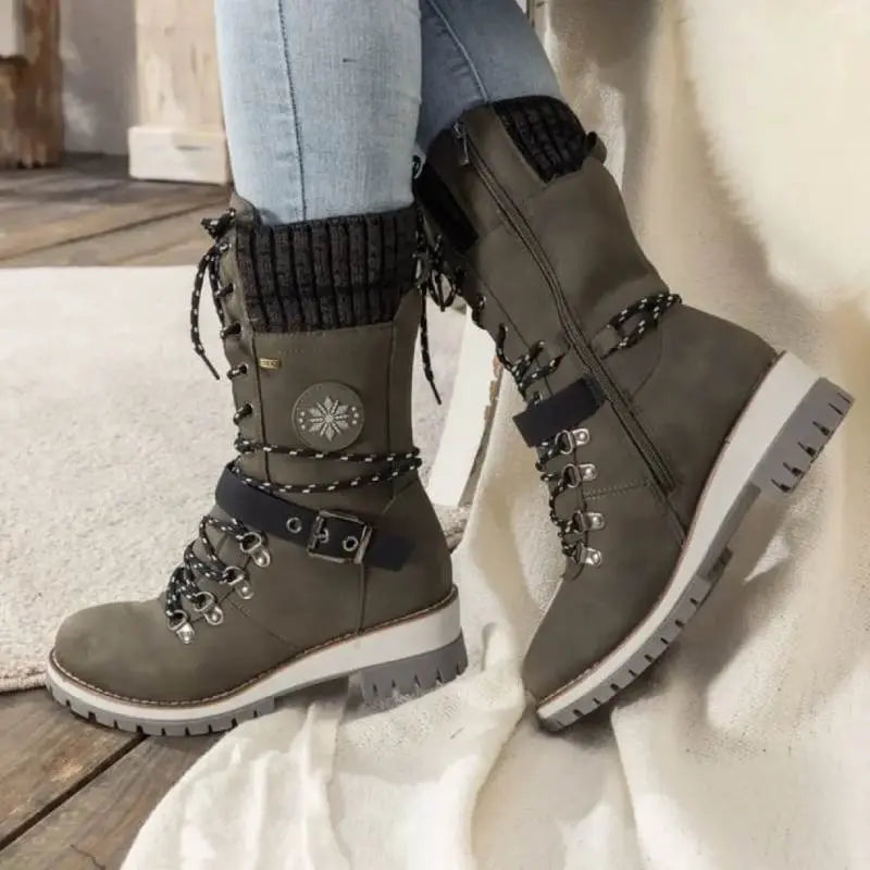 Sora | Women's Lace-Up Mid-Calf Winter Boot