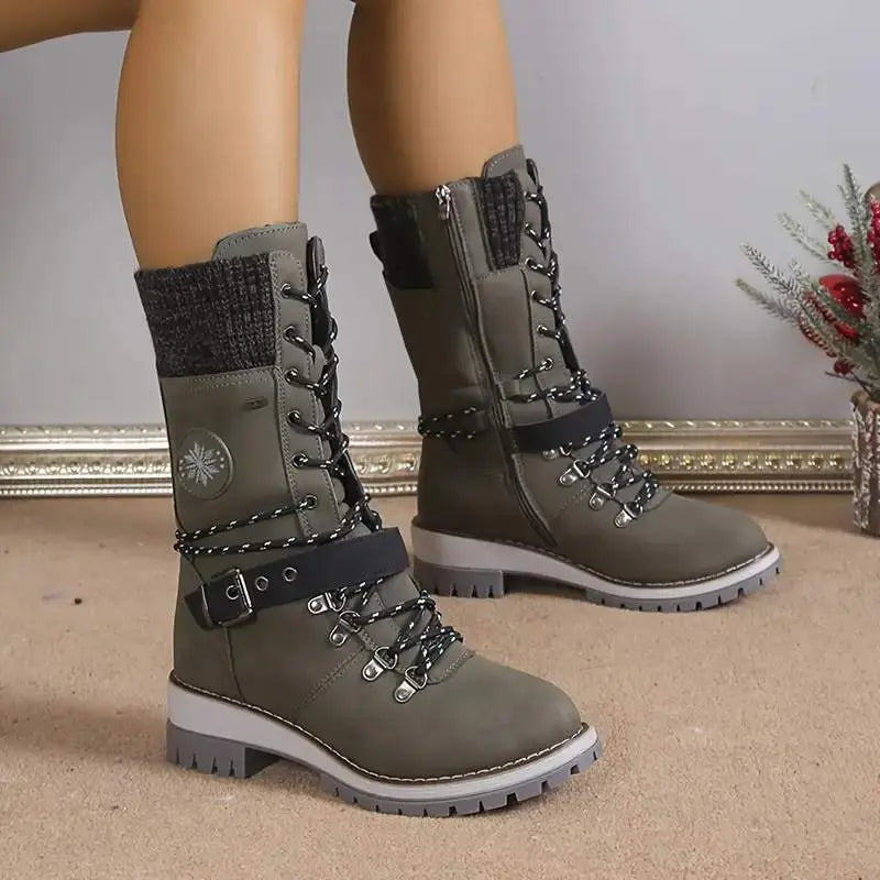 Sora | Women's Lace-Up Mid-Calf Winter Boot