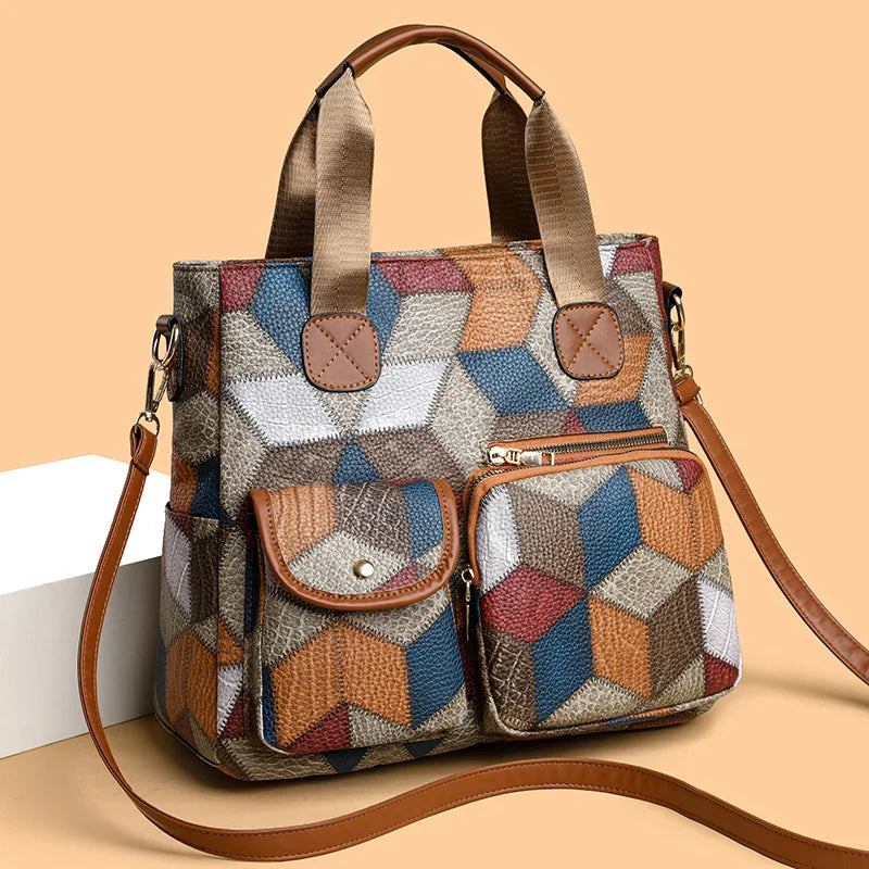 Kelay | Chic Canvas Shoulder Bag for Any Occasion