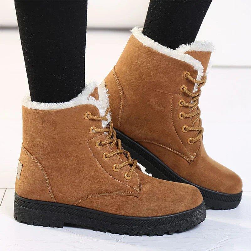 FrostLuxe | Women's Fleece-Lined Ankle Winter Boot