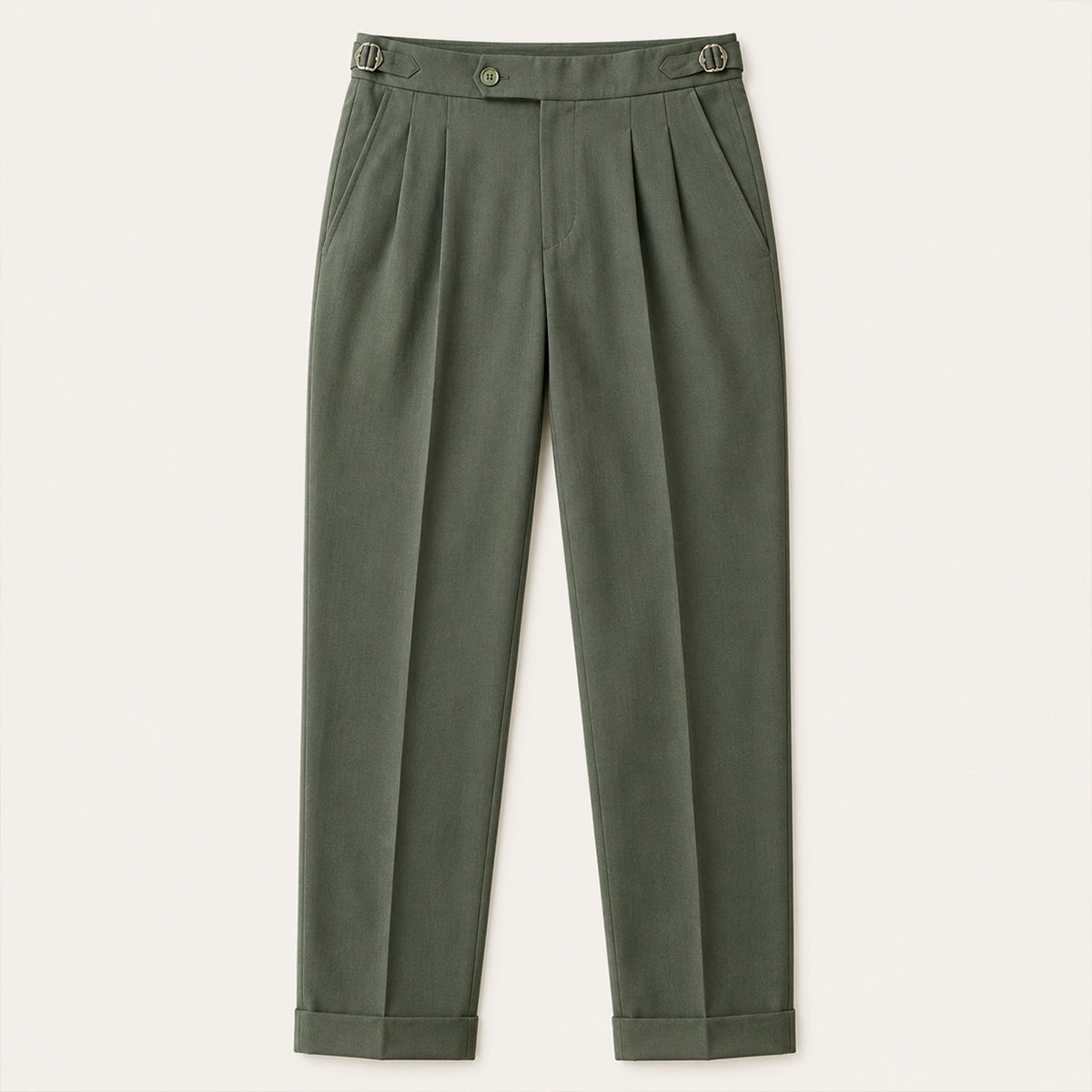 The Riva Garda Men’s High Waist Double Pleated Pants