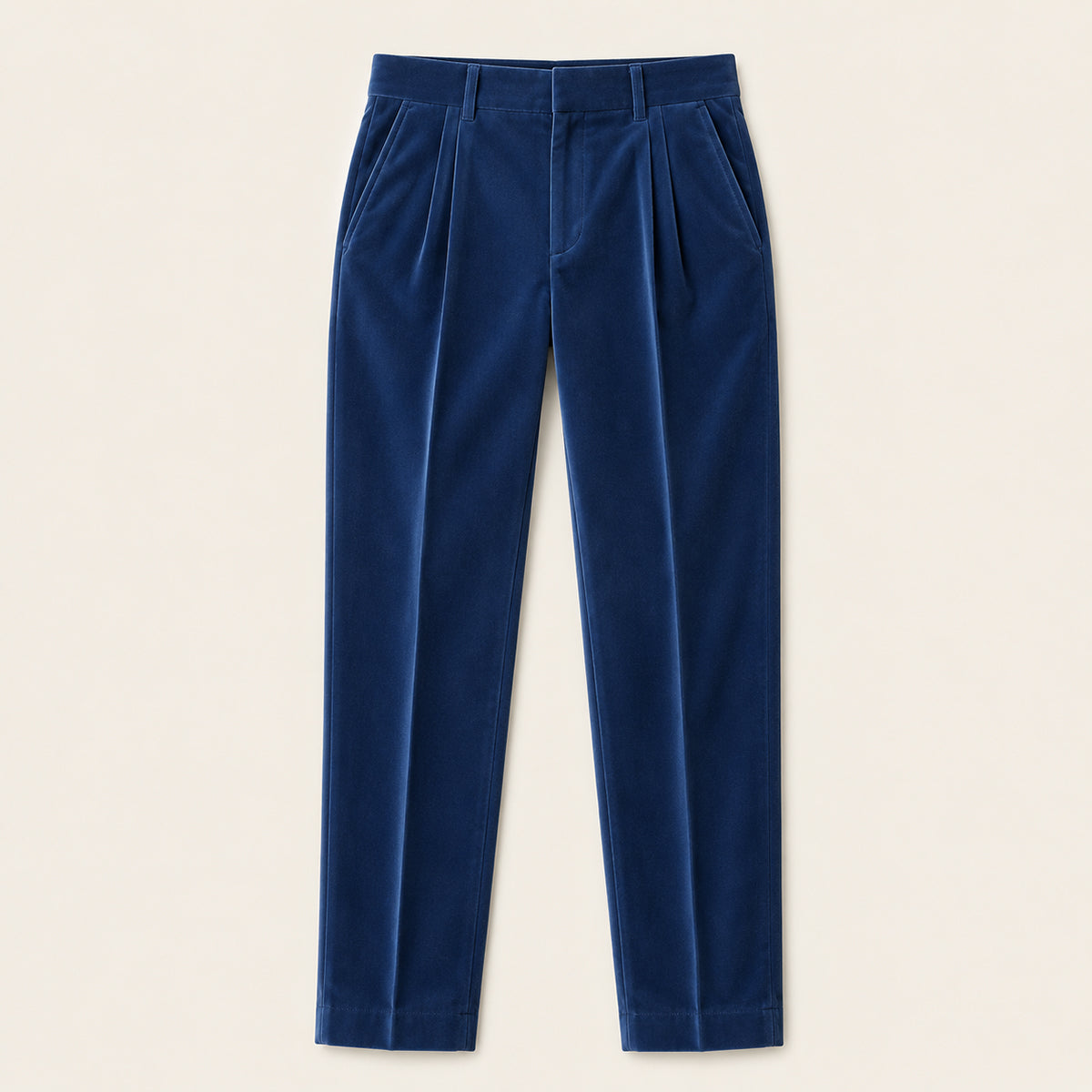 The Garda Porto Men’s Solid Color Velvet Straight Fit Pants