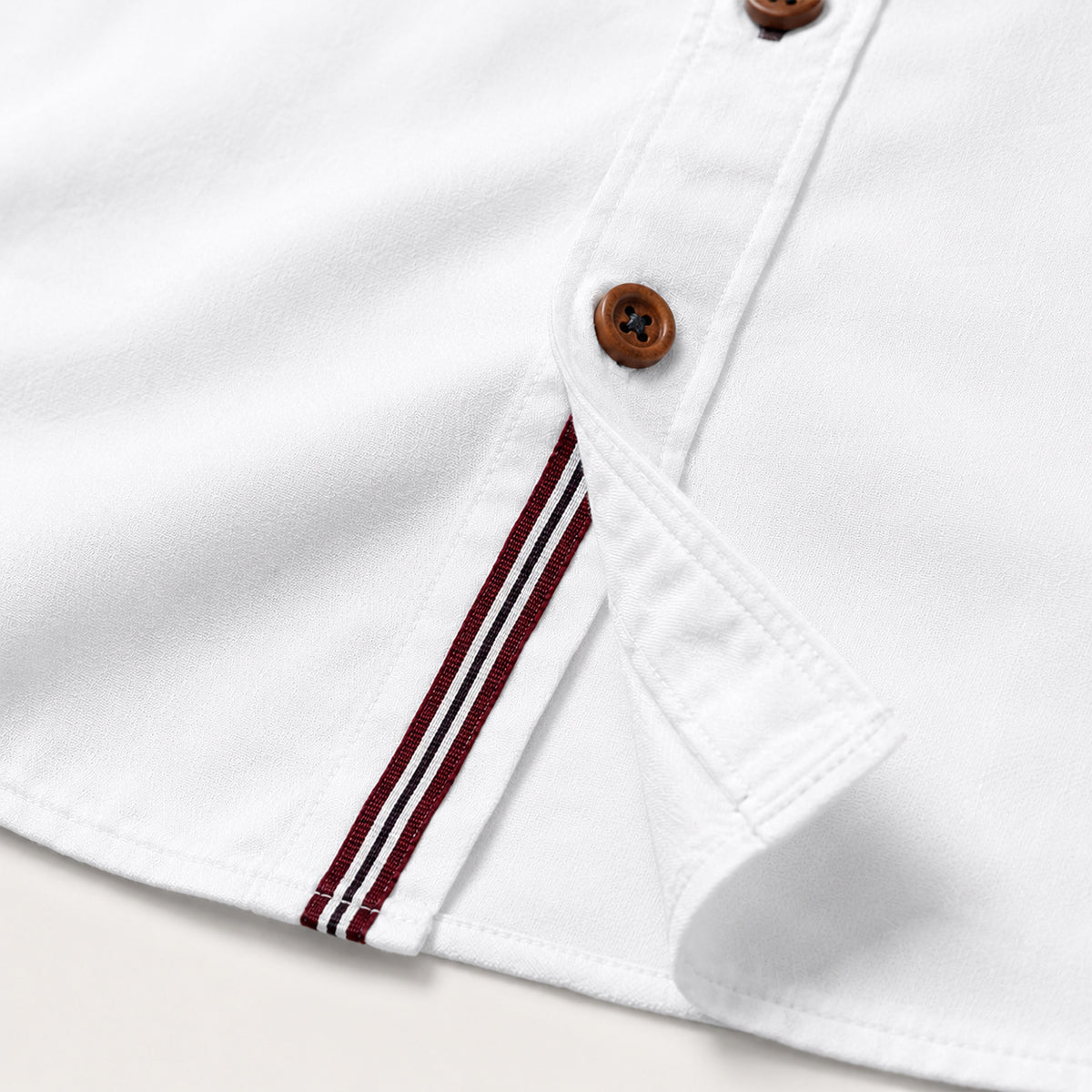 The Biella Men’s Mandarin Collar Smart Casual Button Shirt
