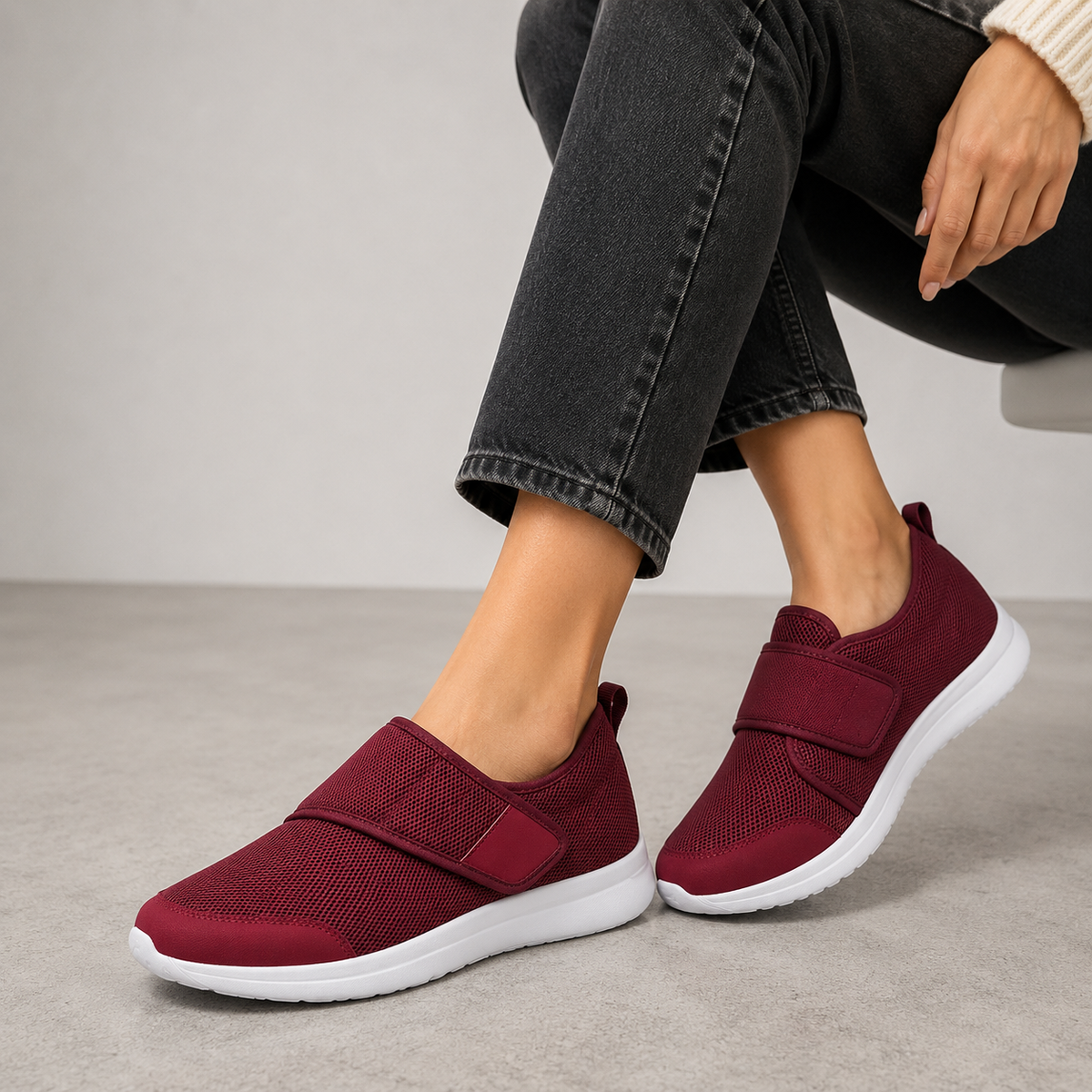 Tivelle | Women's Orthopedic Slip-On Walking Sneakers
