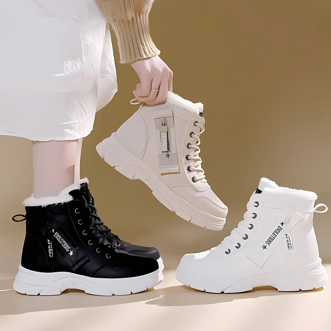 Freya | Women's Winter Boot Fleece-Lined High-Top