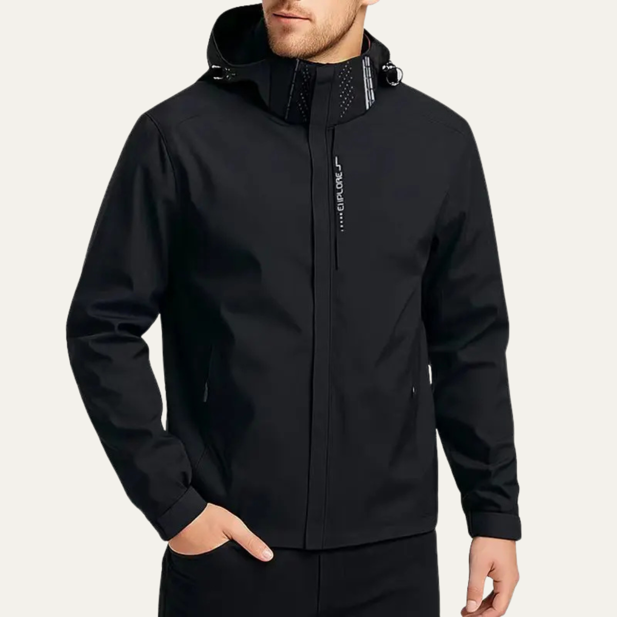 The Oldstone Waterproof Rain Jacket – Windproof Hooded Outdoor Hiking Coat