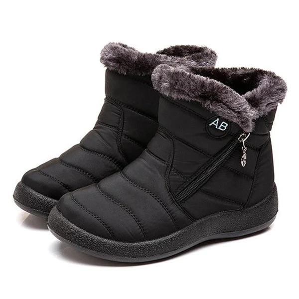 Lori | Women's Faux Fur Cuff Ankle Winter Boot