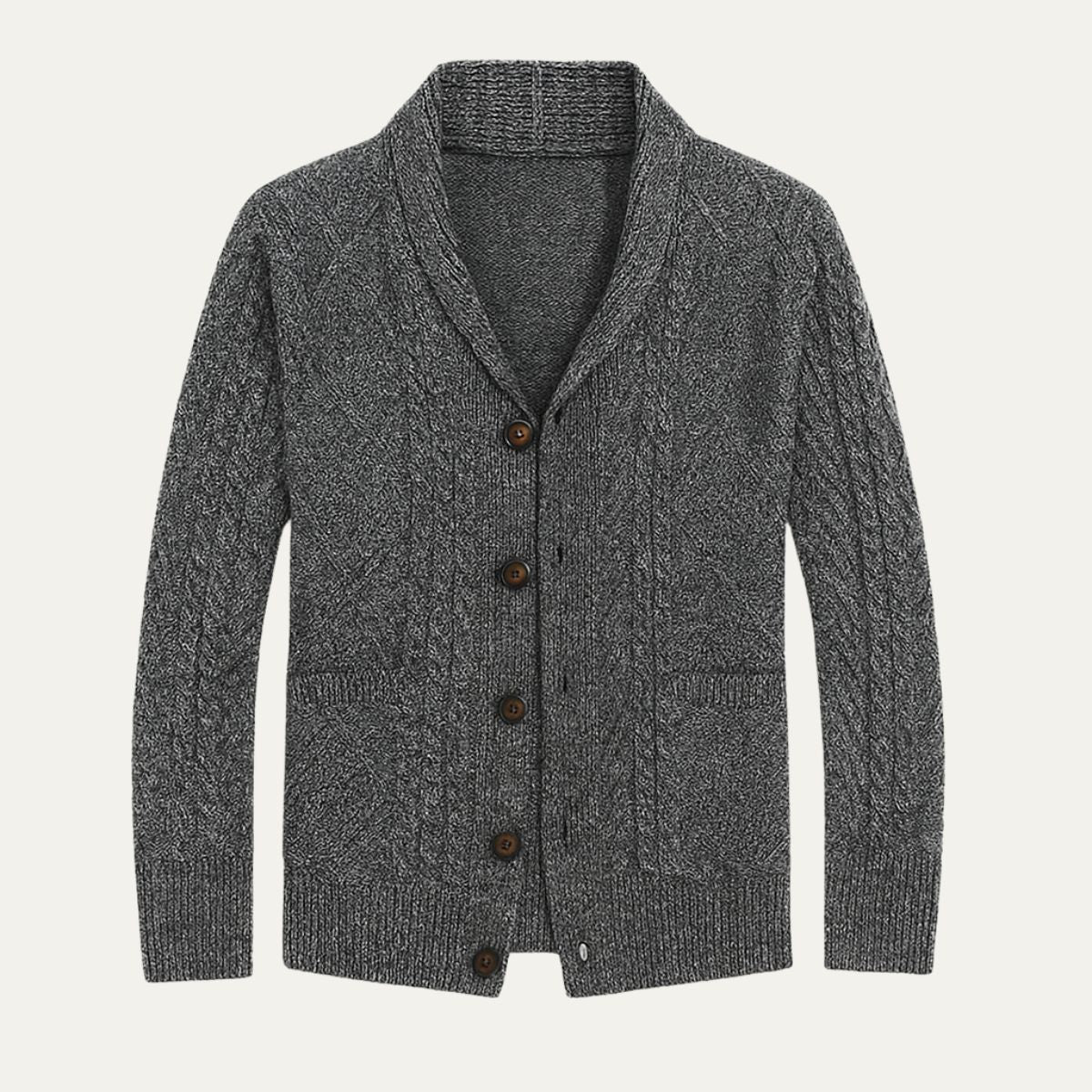 The Winchester Men's 100% Cashmere Cardigan