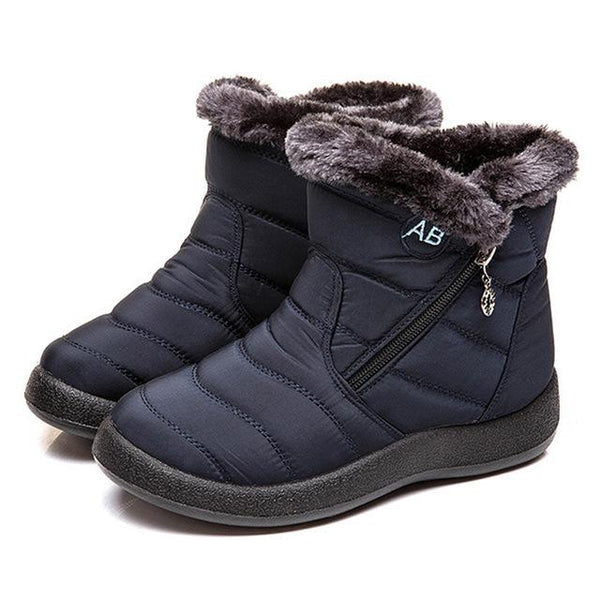 Lori | Women's Faux Fur Cuff Ankle Winter Boot