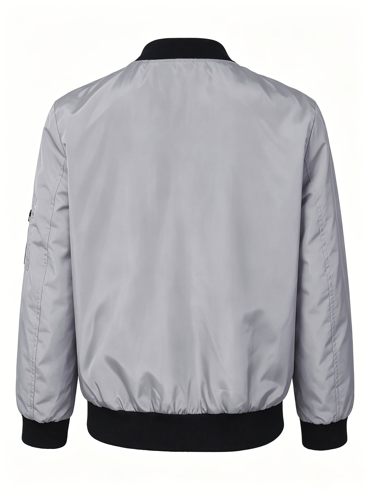 Women's Bomber Jacket Zip Up Ribbed Collar Long Sleeve Sleeve Pocket Casual Everyday