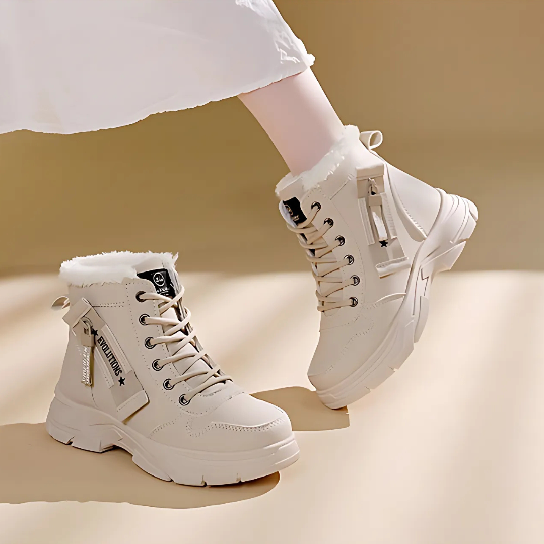 Freya | Women's Winter Boot Fleece-Lined High-Top