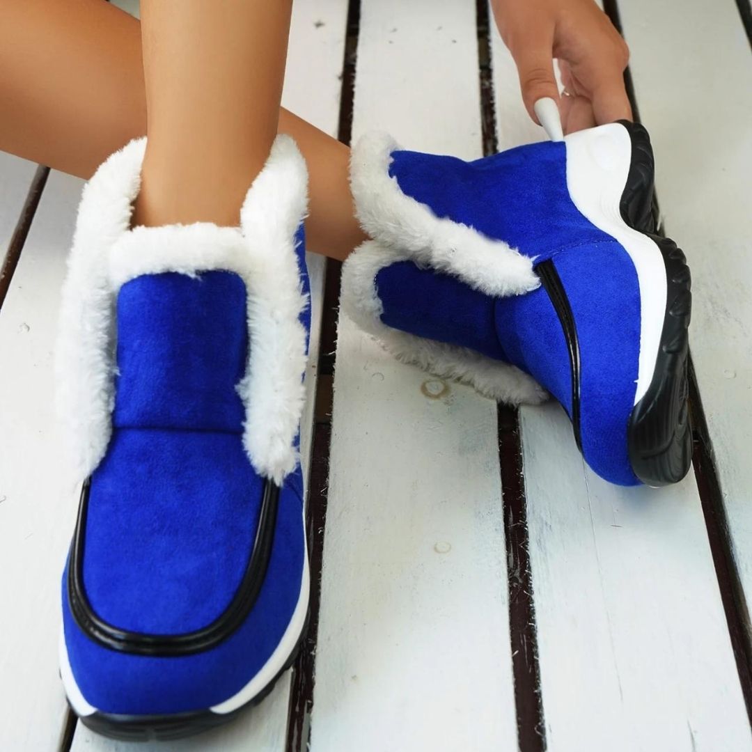 Vegan | Women's Faux Fur Trim Winter Boot