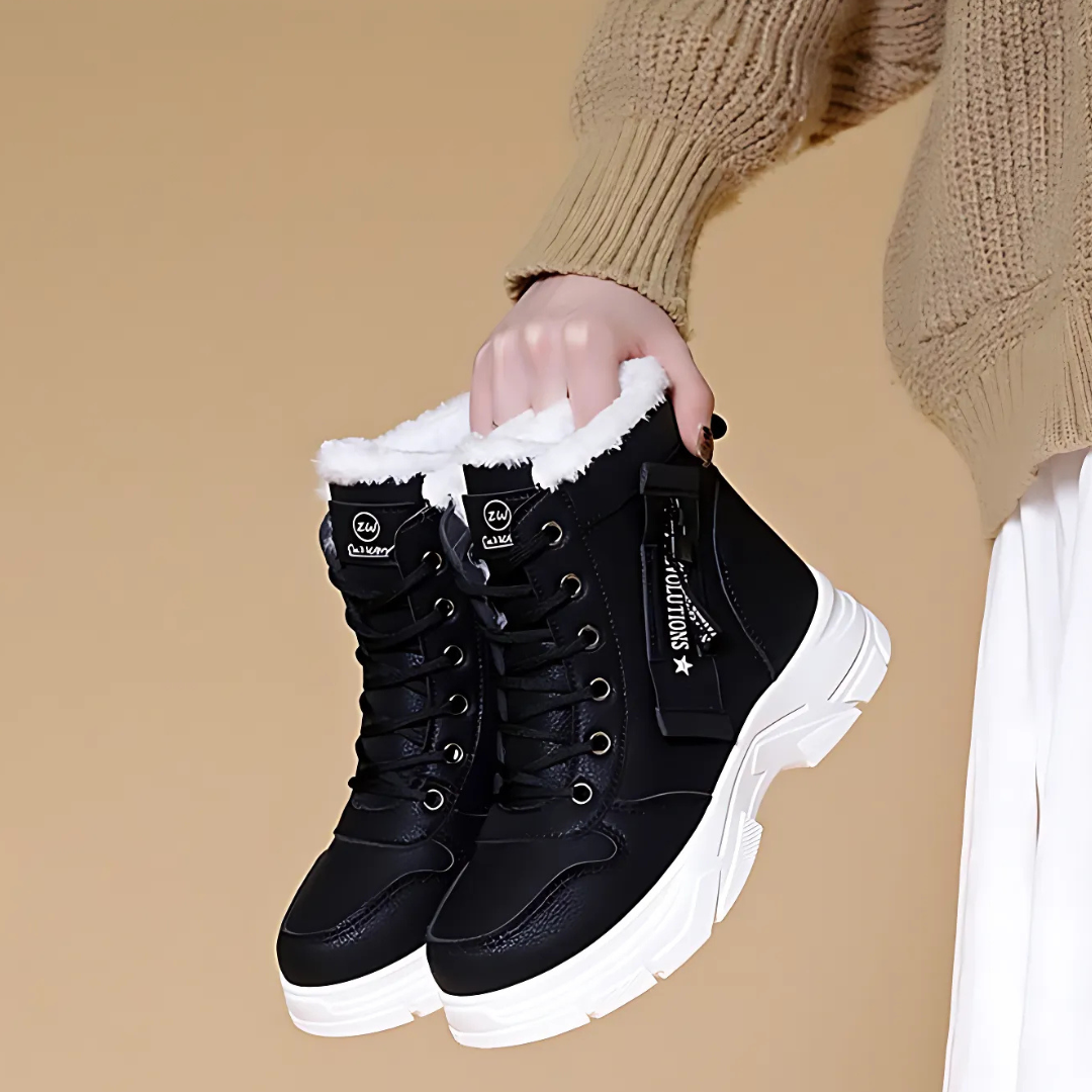 Freya | Women's Winter Boot Fleece-Lined High-Top