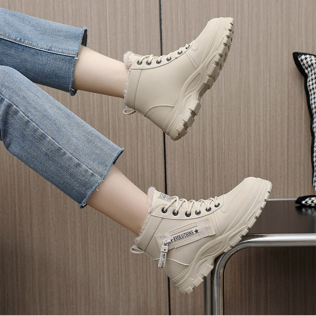 Freya | Women's Winter Boot Fleece-Lined High-Top