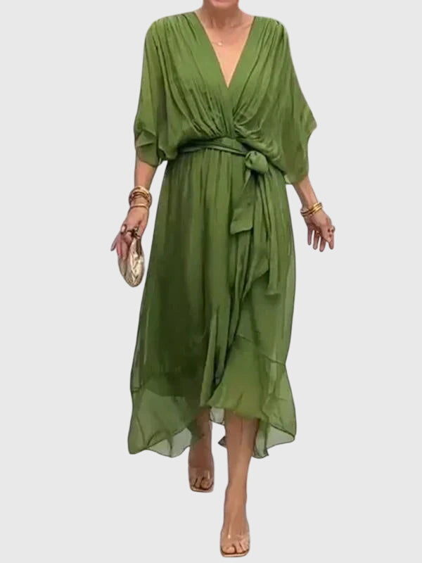 Bethany | Chic Evening Dress in Soft Fabric