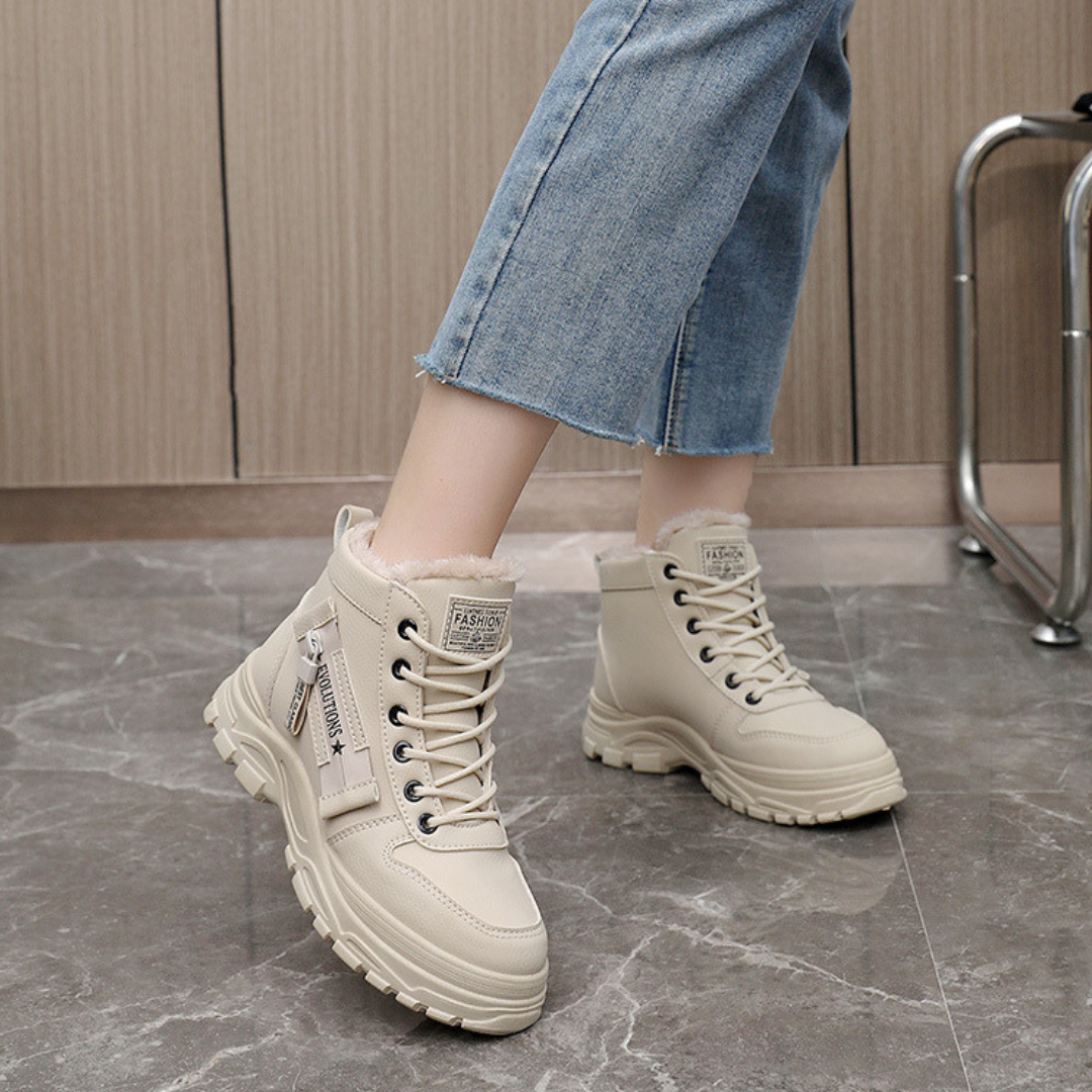 Freya | Women's Winter Boot Fleece-Lined High-Top