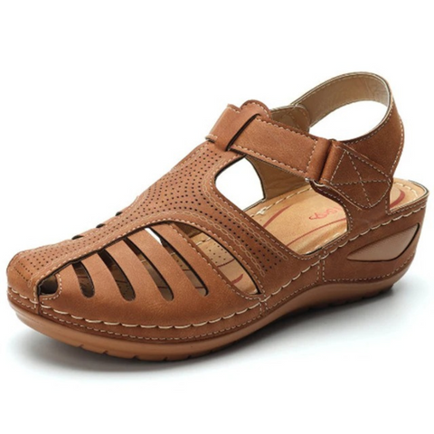 Adjustable Closed-Toe Sandals for Women – Ideal for Summer Outings
