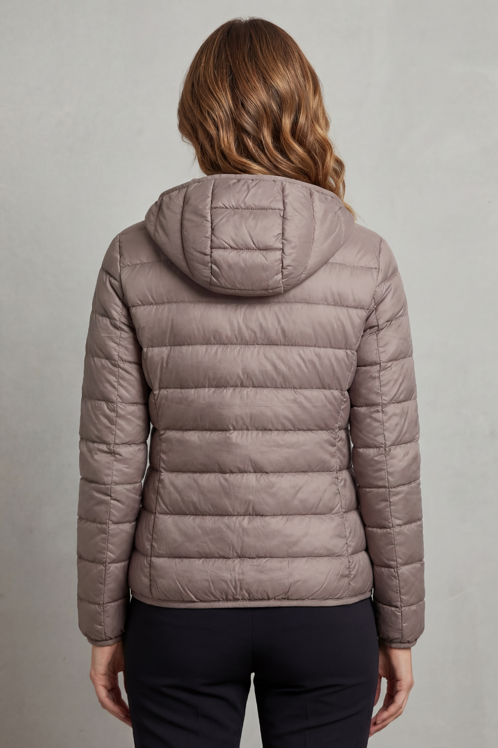 Women's Packable Hooded Puffer Jacket Ultra Light Full Zip Winter Coat
