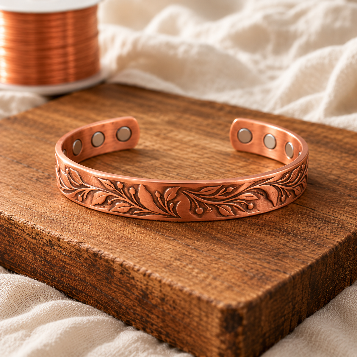 Laurel Copper Bracelet