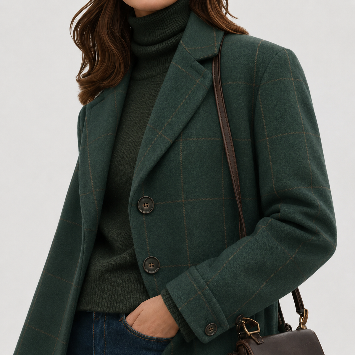 Mariza | Warm Fabric-Blend Overcoat