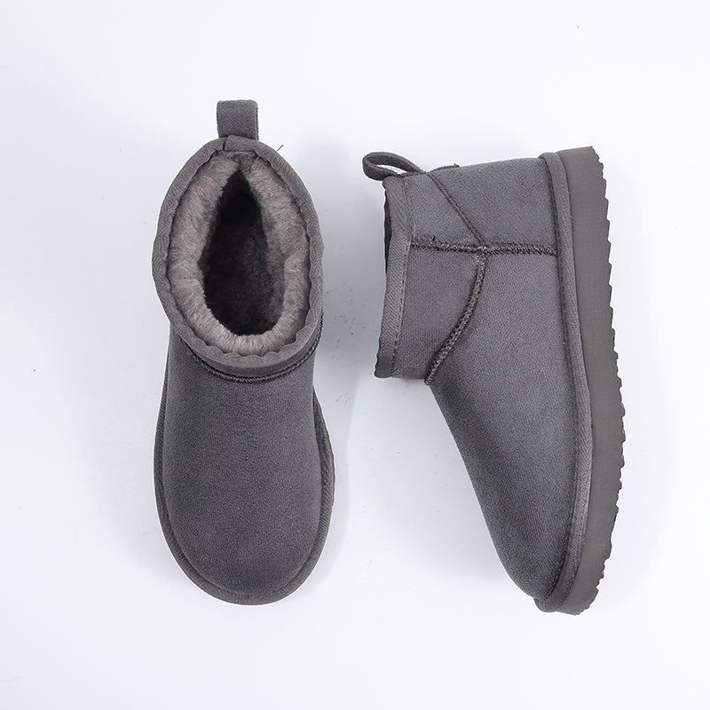 Nita | Women's Winter Boot Suede Fleece-Lined Mini