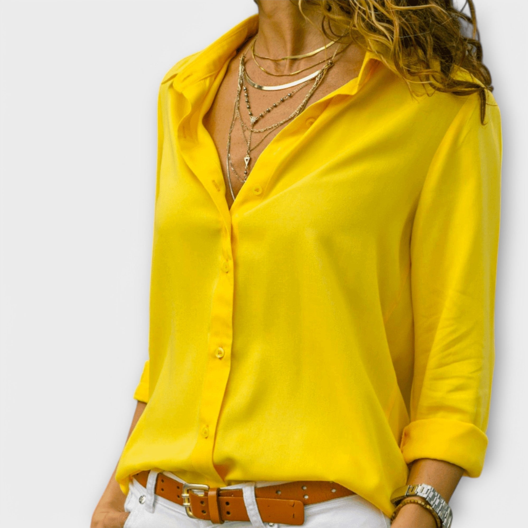 Chic Blouse for Office and Evening Wear