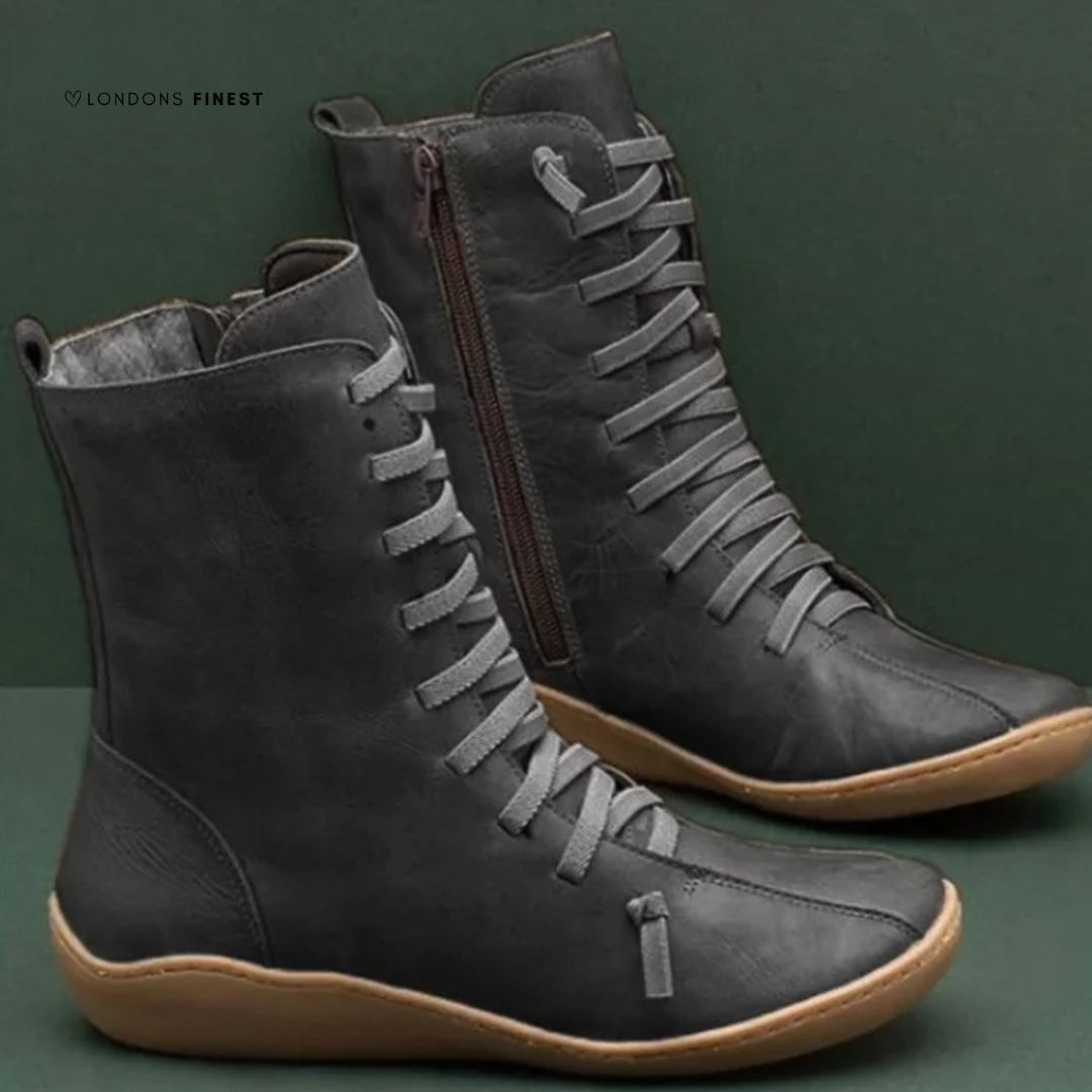 Meghan | Women's Winter Boot Lace-Up Mid-Calf