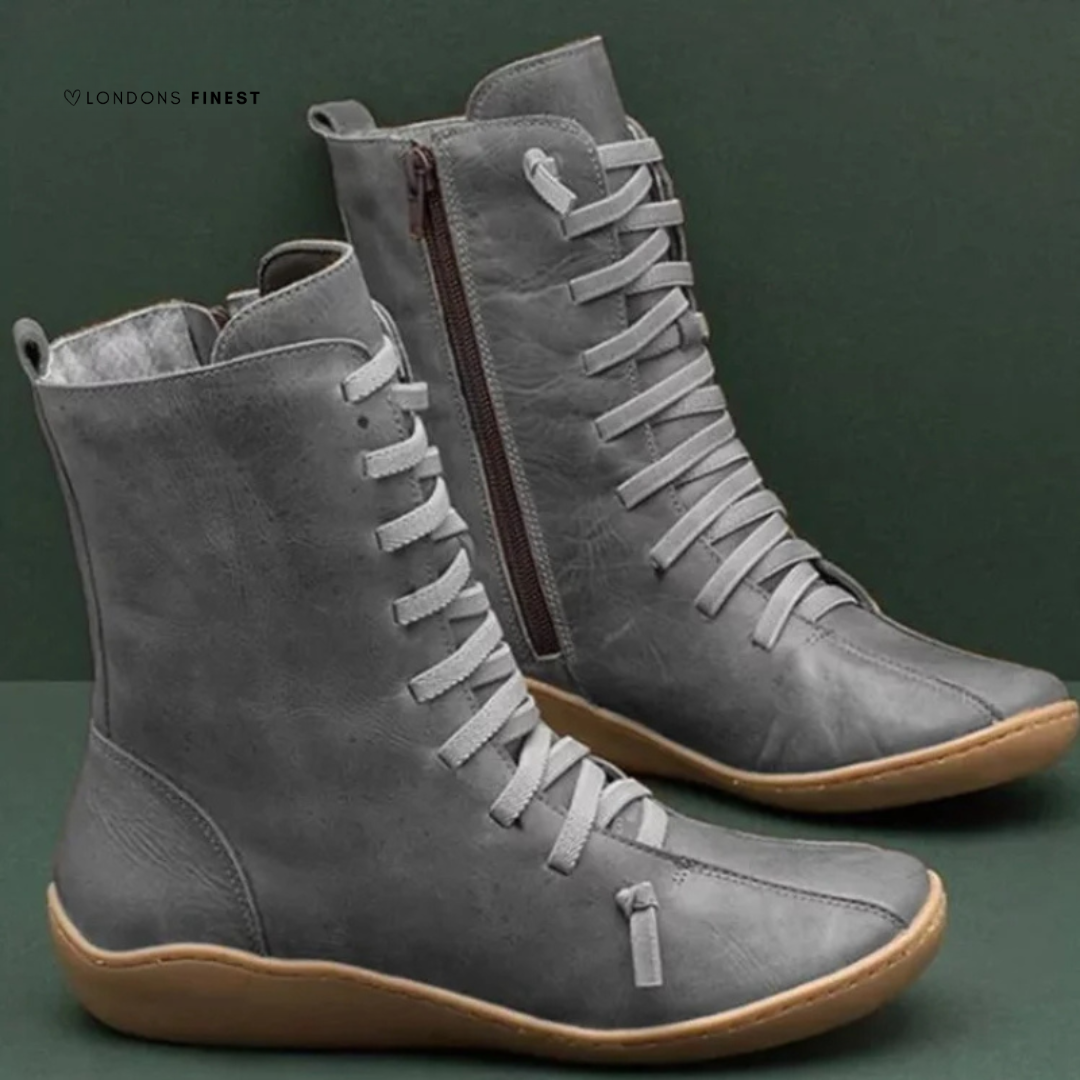 Meghan | Women's Winter Boot Lace-Up Mid-Calf