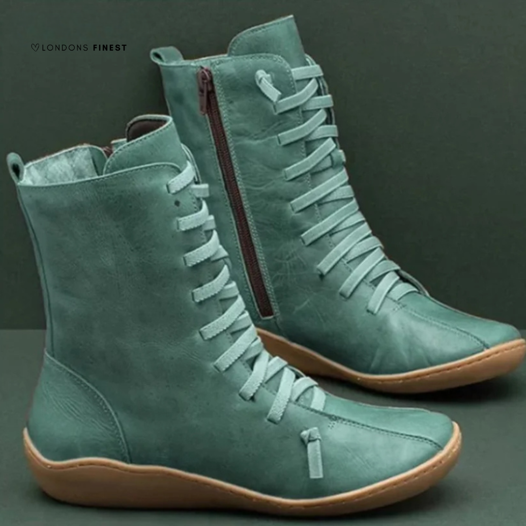 Meghan | Women's Winter Boot Lace-Up Mid-Calf
