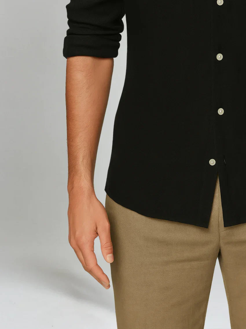 The Matera Men's Premium Linen Button Up Shirt