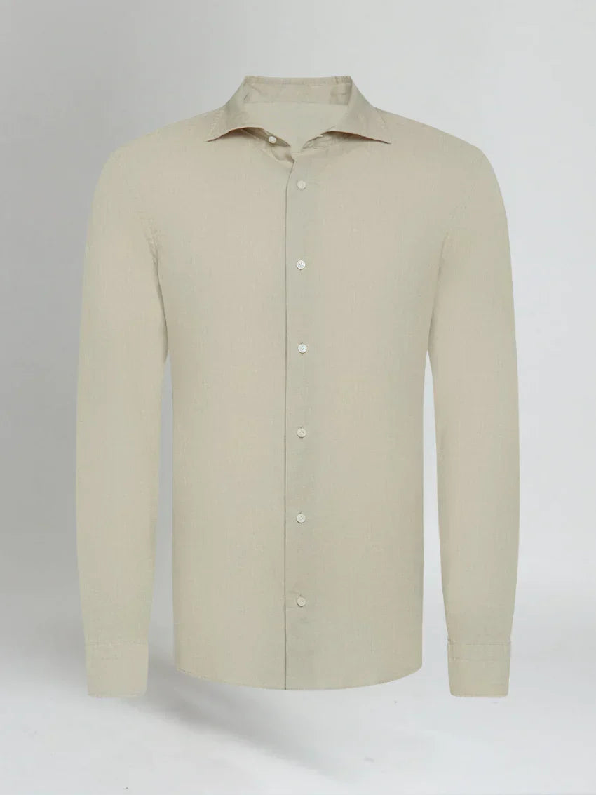 The Matera Men's Premium Linen Button Up Shirt