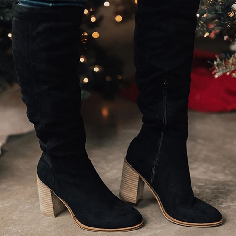 Eliana Suede Knee Boots for Chic Fall Style