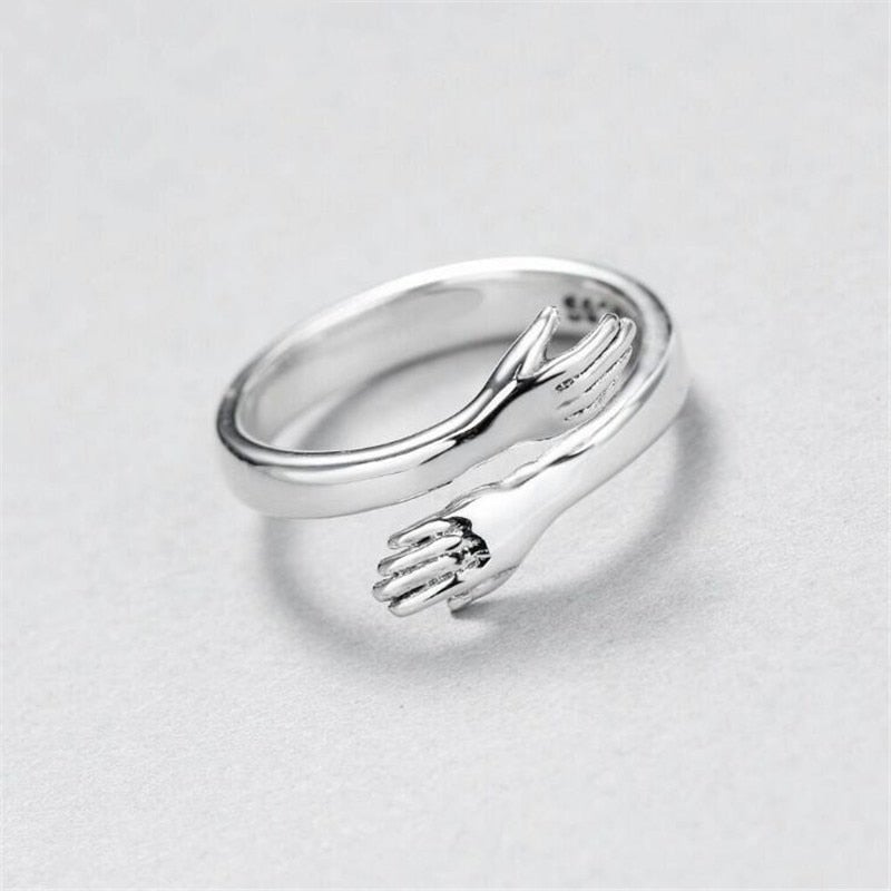 Adjustable Silver Embrace Band