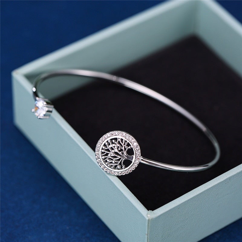 Flexible Life Tree Bangle