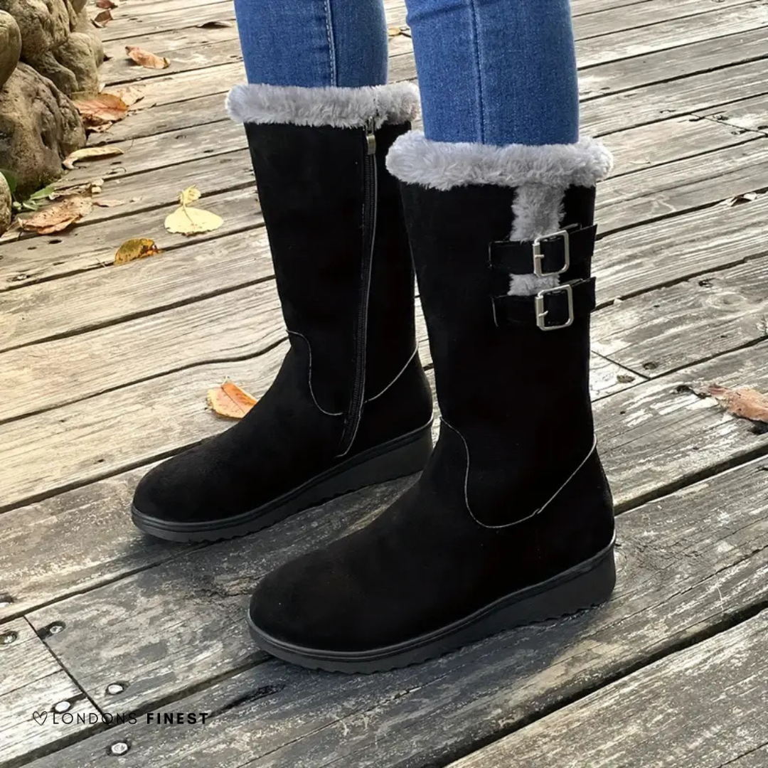 Cathy | Women's Winter Boot with Faux Fur Cuff