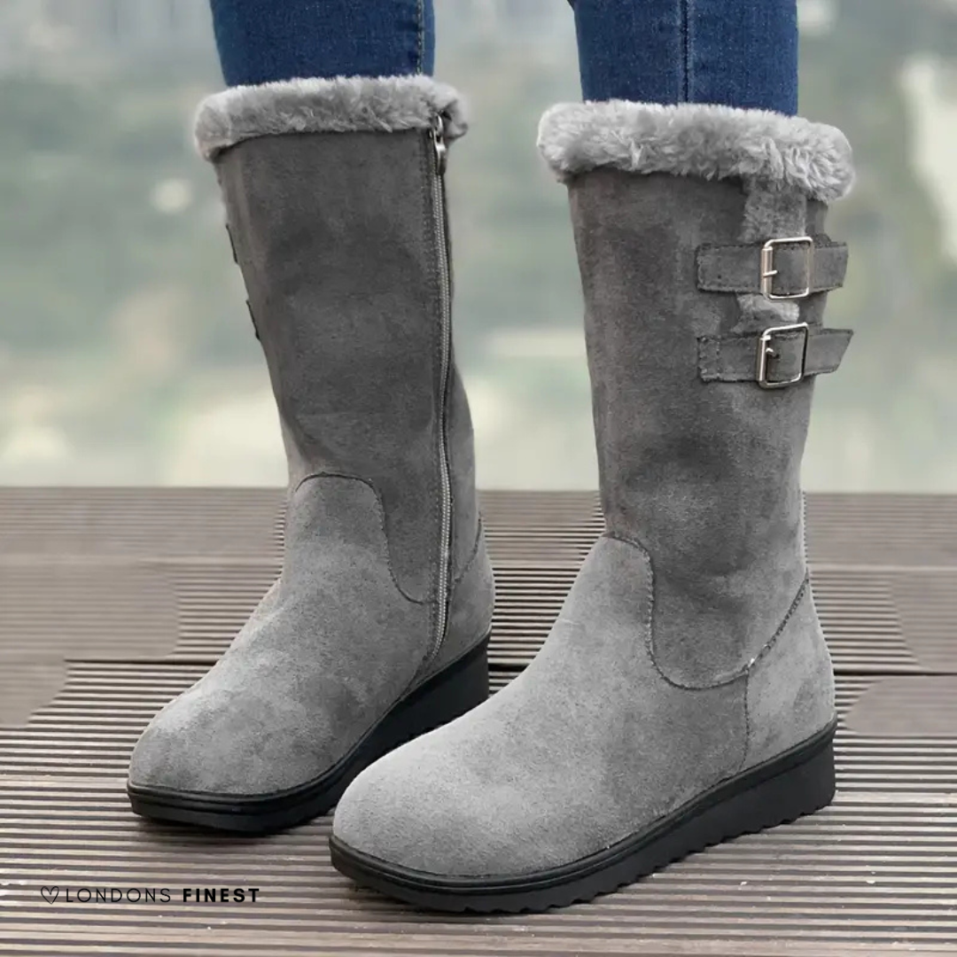 Cathy | Women's Winter Boot with Faux Fur Cuff