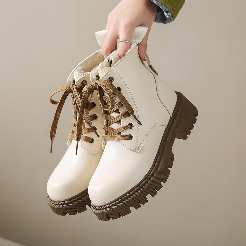 Fia | Women's Lace-Up Combat Winter Boot